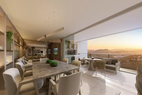 Sala de Jantar com Varanda